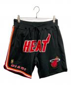 MITCHELL & NESSミッチェルアンドネス）の古着「ハーフパンツ」｜ブラック