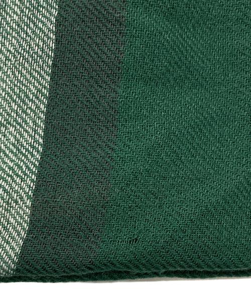BURBERRY（バーバリー）BURBERRY (バーバリー) ジャイアントチェックストール グリーンの古着・服飾アイテム