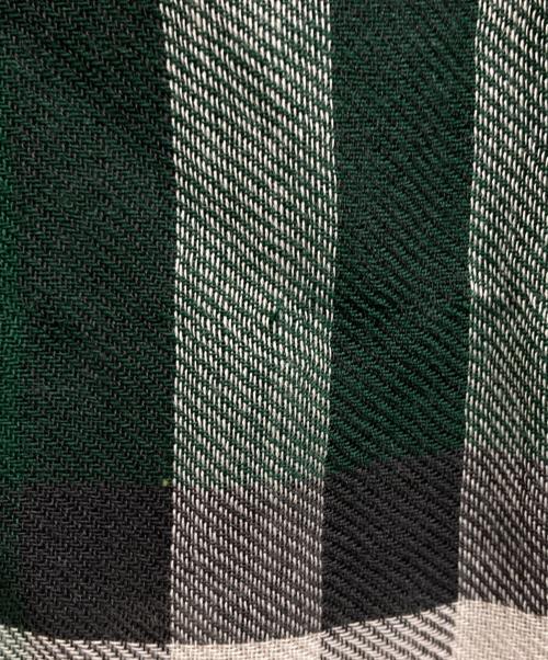 BURBERRY（バーバリー）BURBERRY (バーバリー) ジャイアントチェックストール グリーンの古着・服飾アイテム