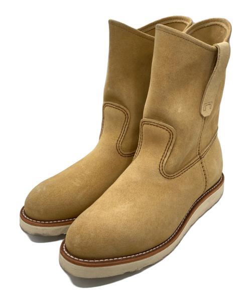 RED WING（レッドウィング）RED WING (レッドウィング) ペコスブーツ ベージュ サイズ:US9の古着・服飾アイテム
