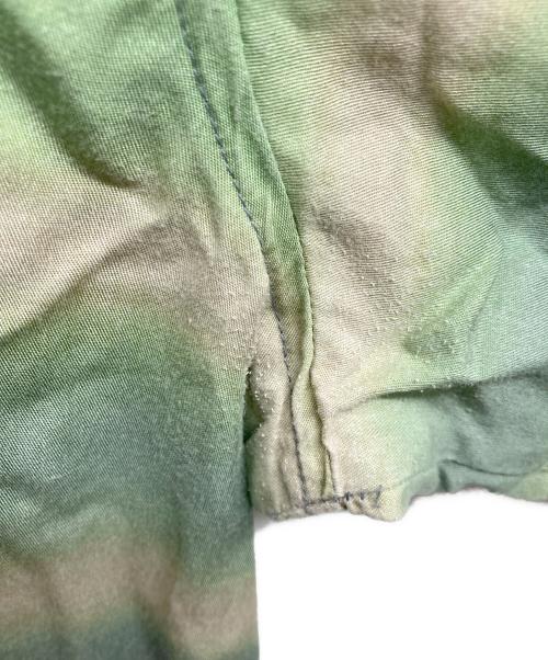 DIESEL（ディーゼル）DIESEL (ディーゼル) マルチストライプオープンカラーシャツ グレー サイズ:XLの古着・服飾アイテム