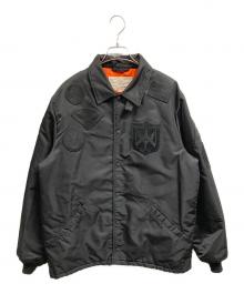 AVIREX（アヴィレックス）の古着「FLIGHT COACH JKT」｜ブラック