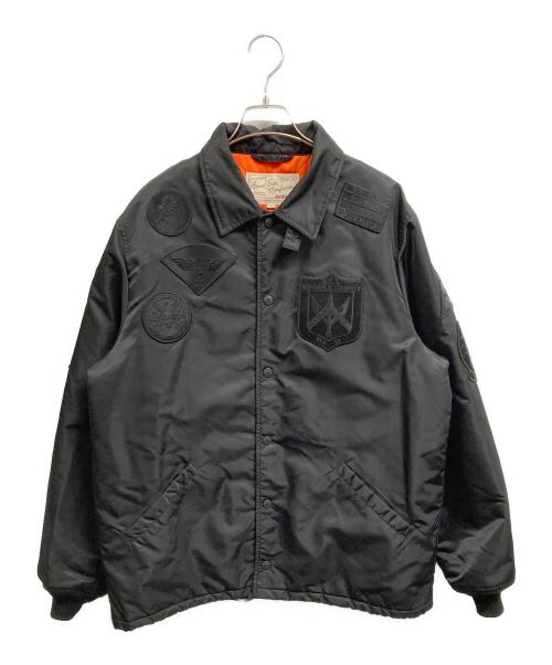 AVIREX（アヴィレックス）AVIREX (アヴィレックス) FLIGHT COACH JKT ブラック サイズ:XLの古着・服飾アイテム