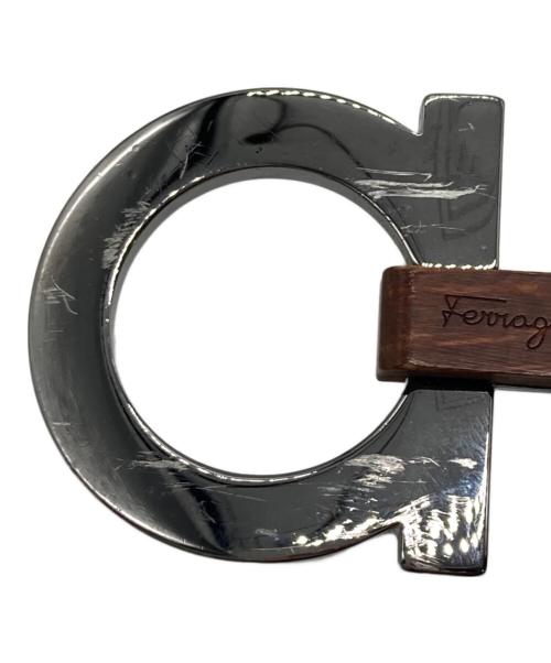 Ferragamo（フェラガモ）Ferragamo (フェラガモ) ガンチーニ レザーベルト ブラックの古着・服飾アイテム