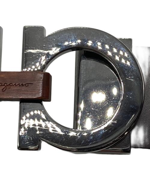 Ferragamo（フェラガモ）Ferragamo (フェラガモ) ガンチーニ レザーベルト ブラックの古着・服飾アイテム