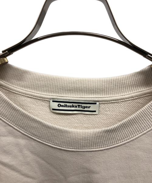 Onitsuka Tiger（オニツカタイガー）Onitsuka Tiger (オニツカタイガー) LONG SLEEVE TOP ベージュ サイズ:XLの古着・服飾アイテム