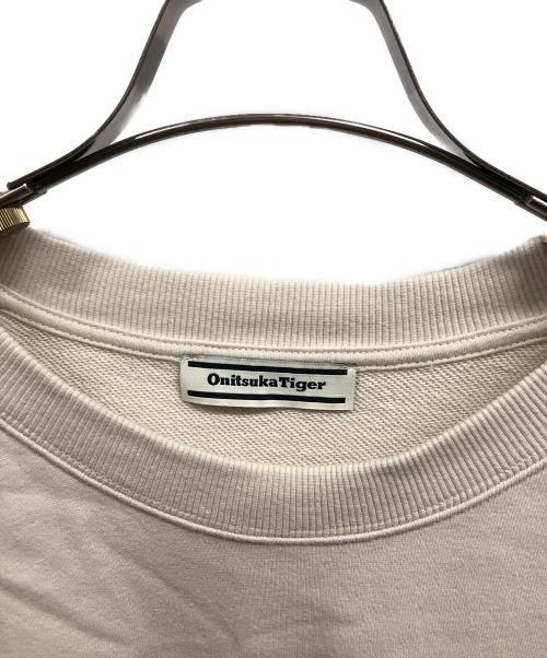 Onitsuka Tiger（オニツカタイガー）Onitsuka Tiger (オニツカタイガー) LONG SLEEVE TOP ベージュ サイズ:XLの古着・服飾アイテム