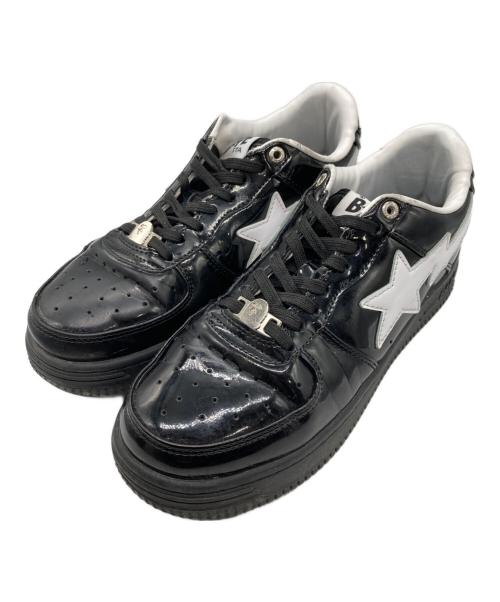 A BATHING APE（ア ベイシング エイプ）A BATHING APE (ア ベイシング エイプ) BAPESTA ブラック サイズ:US8.5の古着・服飾アイテム