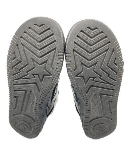 A BATHING APE（ア ベイシング エイプ）A BATHING APE (ア ベイシング エイプ) BAPESTA ブラック サイズ:US8.5の古着・服飾アイテム