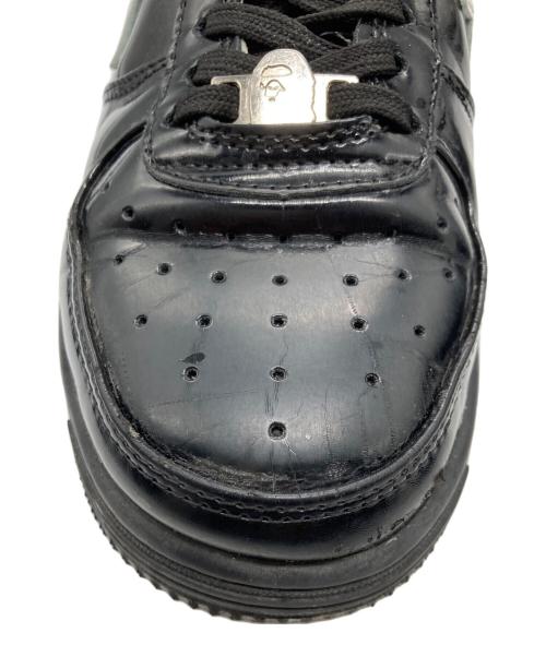 A BATHING APE（ア ベイシング エイプ）A BATHING APE (ア ベイシング エイプ) BAPESTA ブラック サイズ:US8.5の古着・服飾アイテム