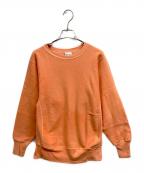 Championチャンピオン）の古着「90sリバースウィーブスウェット」｜オレンジ