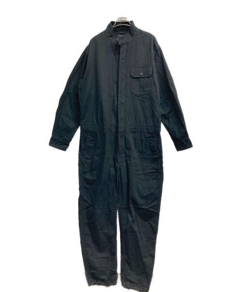 Engineered Garments（エンジニアド ガーメンツ）Engineered Garments (エンジニアド ガーメンツ) リップストップジャンプスーツ ブラック サイズ:Mの古着・服飾アイテム