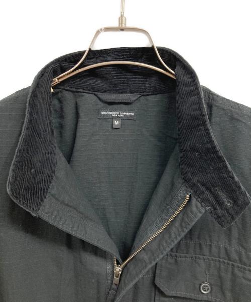 Engineered Garments（エンジニアド ガーメンツ）Engineered Garments (エンジニアド ガーメンツ) リップストップジャンプスーツ ブラック サイズ:Mの古着・服飾アイテム