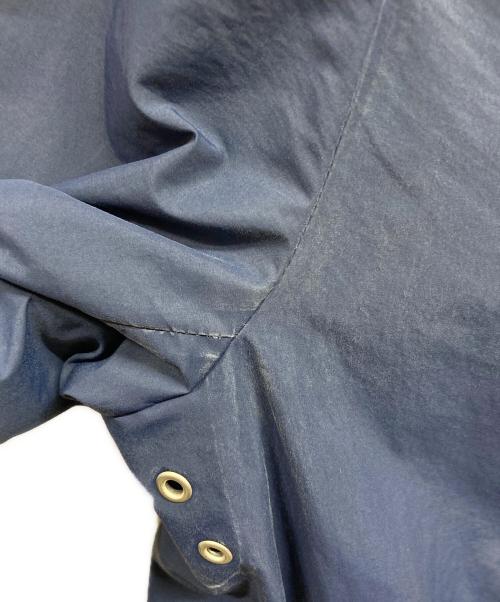 Traditional Weatherwear（トラディショナルウェザーウェア）Traditional Weatherwear (トラディショナルウェザーウェア) ステンカラーコート ブルー サイズ:38の古着・服飾アイテム