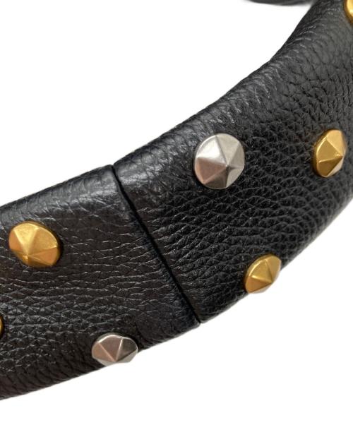 MARC JACOBS（マークジェイコブズ）MARC JACOBS (マークジェイコブズ) スタッズワンショルダーバッグ ブラックの古着・服飾アイテム