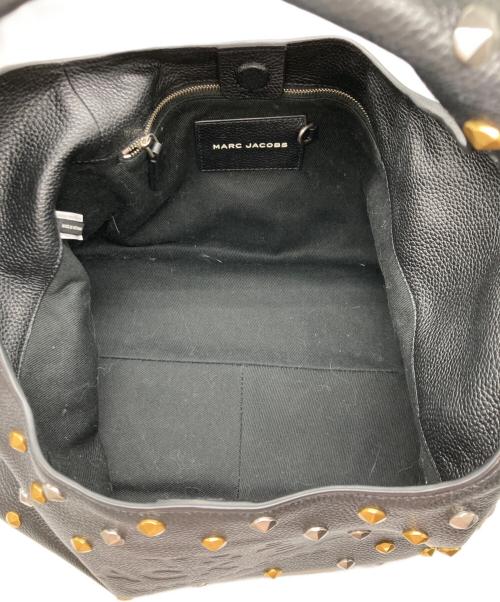 MARC JACOBS（マークジェイコブズ）MARC JACOBS (マークジェイコブズ) スタッズワンショルダーバッグ ブラックの古着・服飾アイテム