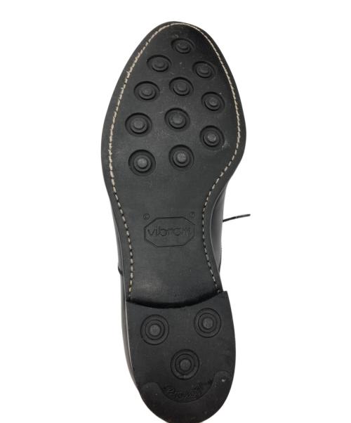 Trading post（トレーディングポスト）Trading post (トレーディングポスト) ストレートチップシューズ ブラック サイズ:8の古着・服飾アイテム