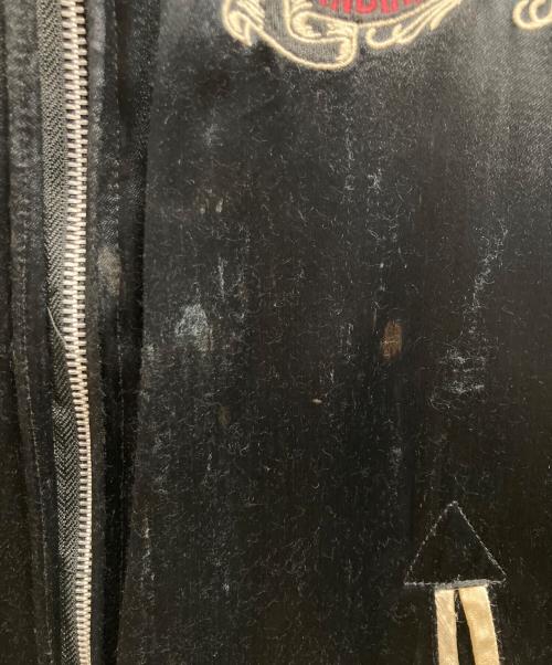 INDIAN MOTORCYCLE（インディアンモーターサイクル）INDIAN MOTORCYCLE (インディアンモーターサイクル) リバーシブルスカジャン ブラック サイズ:Lの古着・服飾アイテム