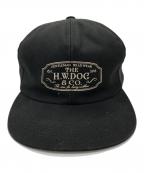 THE H.W.DOG&CO.エイチダブリュードッグアンドコー）の古着「トラッカーキャップ」｜ブラック
