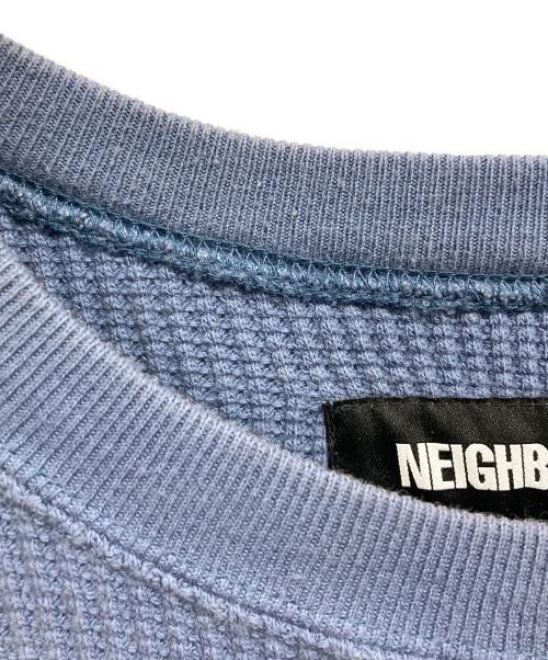 NEIGHBORHOOD（ネイバーフッド）NEIGHBORHOOD (ネイバーフッド) ワッフルスウェット ブルー サイズ:Sの古着・服飾アイテム