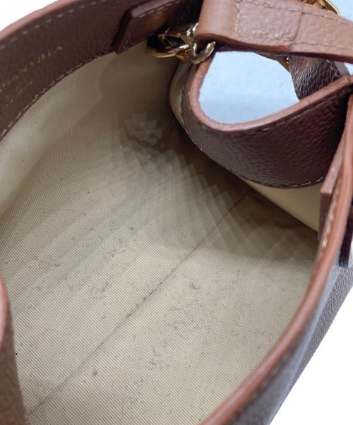 CHRISTIAN VILLA（クリスチャンヴィラ）CHRISTIAN VILLA (クリスチャンヴィラ) 2WAYバッグ ブラウンの古着・服飾アイテム