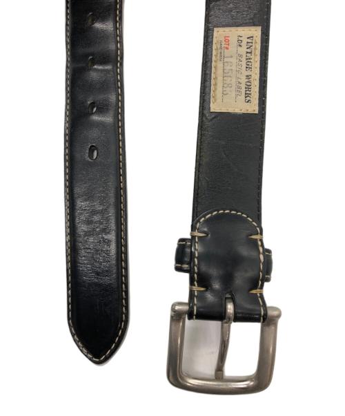 VINTAGE WORKS（ヴィンテージワークス）VINTAGE WORKS (ヴィンテージワークス) レザーベルト ブラックの古着・服飾アイテム