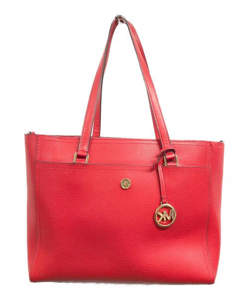 MICHAEL KORS（マイケル・コース）MICHAEL KORS (マイケル・コース) ハンドバッグ レッドの古着・服飾アイテム
