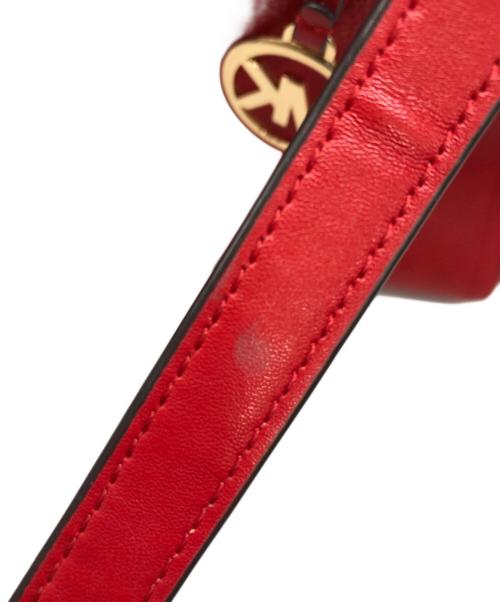 MICHAEL KORS（マイケル・コース）MICHAEL KORS (マイケル・コース) ハンドバッグ レッドの古着・服飾アイテム