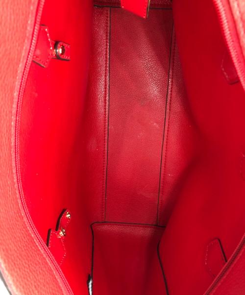 MICHAEL KORS（マイケル・コース）MICHAEL KORS (マイケル・コース) ハンドバッグ レッドの古着・服飾アイテム