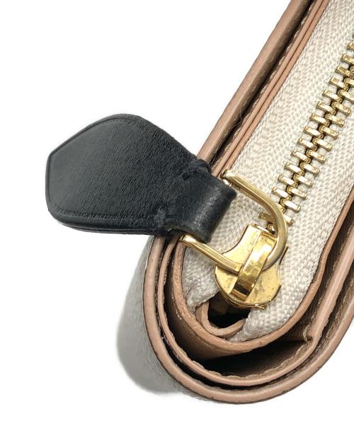 LOUIS VUITTON（ルイ ヴィトン）LOUIS VUITTON (ルイ ヴィトン) コンパクトウォレット アイボリーの古着・服飾アイテム