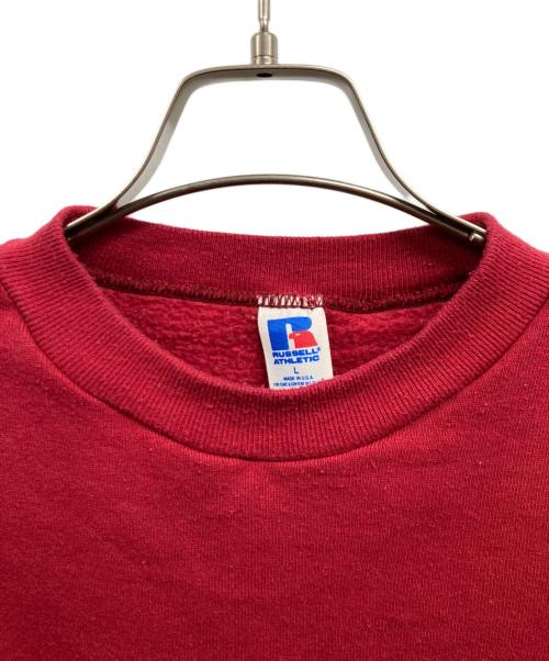 RUSSELL ATHLETIC（ラッセルアスレチック）RUSSELL ATHLETIC (ラッセルアスレチック) 80ｓクルーネックスウェット レッド サイズ:Lの古着・服飾アイテム