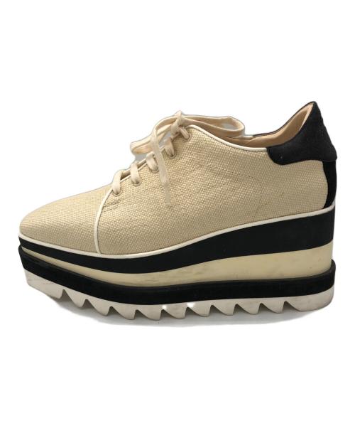 STELLA McCARTNEY（ステラマッカートニー）STELLA McCARTNEY (ステラマッカートニー) 厚底シューズ ベージュ サイズ:23.5の古着・服飾アイテム