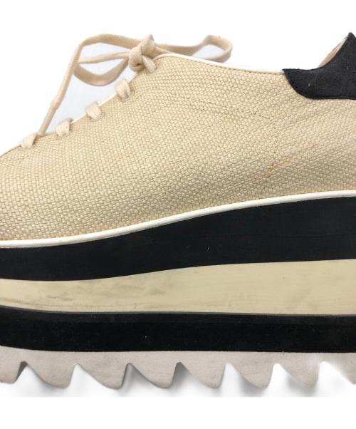 STELLA McCARTNEY（ステラマッカートニー）STELLA McCARTNEY (ステラマッカートニー) 厚底シューズ ベージュ サイズ:23.5の古着・服飾アイテム