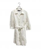 Karl Lagerfeldカール ラガーフェルド）の古着「シャツワンピース」｜ホワイト