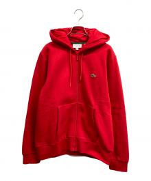 LACOSTE（ラコステ）の古着「ジップパーカー」｜レッド