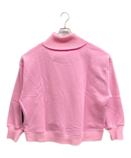 Karl Lagerfeld（カール ラガーフェルド）KARL LAGERFELD (カール ラガーフェルド) タートルネックスウェット ピンク サイズ:L 未使用品の古着・服飾アイテム