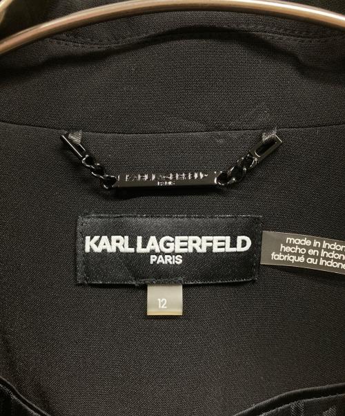 Karl Lagerfeld（カール ラガーフェルド）KARL LAGERFELD (カール ラガーフェルド) セットアップ ブラック サイズ:12の古着・服飾アイテム