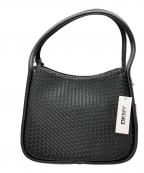 DKNYダナキャランニューヨーク）の古着「レザーハンドバッグ」｜ブラック