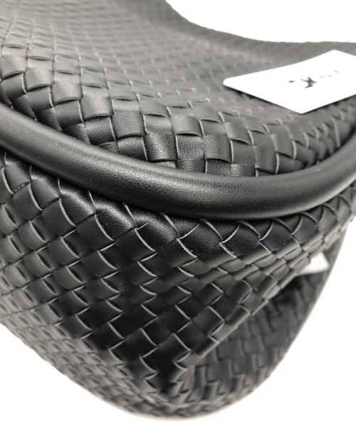 DKNY（ダナキャランニューヨーク）DKNY (ダナキャランニューヨーク) レザーハンドバッグ ブラックの古着・服飾アイテム