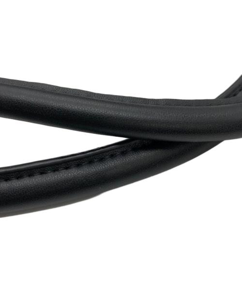 DKNY（ダナキャランニューヨーク）DKNY (ダナキャランニューヨーク) レザーハンドバッグ ブラックの古着・服飾アイテム