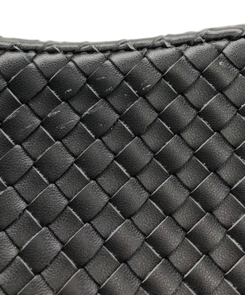 DKNY（ダナキャランニューヨーク）DKNY (ダナキャランニューヨーク) レザーハンドバッグ ブラックの古着・服飾アイテム