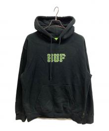 HUF（ハフ）の古着「QUAKE CONDITIONS HOODIE」｜ブラック