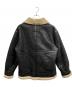 ALPHA (アルファ) フェイクムートンジャケット ブラック サイズ:L：8000円