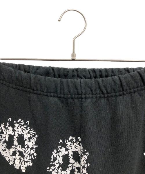 Denim Tears（デニムティアーズ）Denim Tears (デニムティアーズ) 総柄 裏起毛スウェットパンツ ブラック サイズ:Lの古着・服飾アイテム