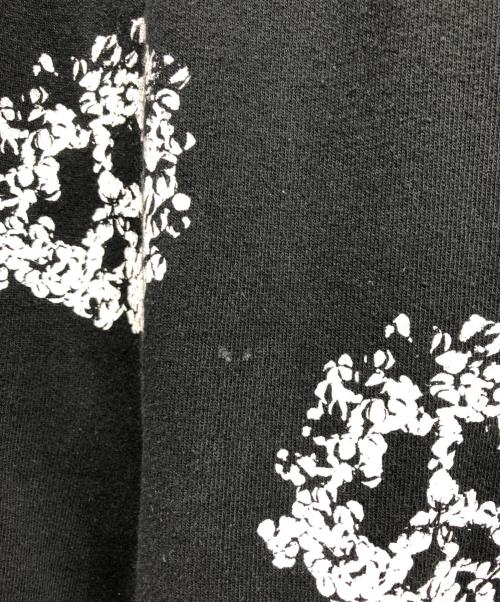 Denim Tears（デニムティアーズ）Denim Tears (デニムティアーズ) 総柄 裏起毛スウェットパンツ ブラック サイズ:Lの古着・服飾アイテム