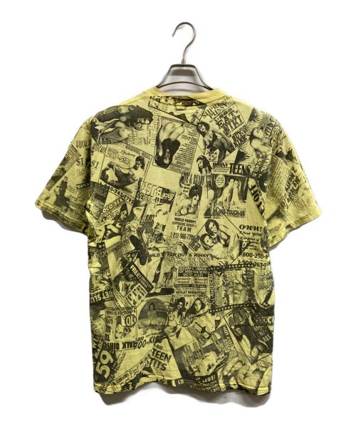 SUPREME（シュプリーム）Supreme (シュプリーム) USA製 プリントTシャツ イエロー サイズ:Lの古着・服飾アイテム