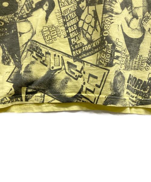 SUPREME（シュプリーム）Supreme (シュプリーム) USA製 プリントTシャツ イエロー サイズ:Lの古着・服飾アイテム