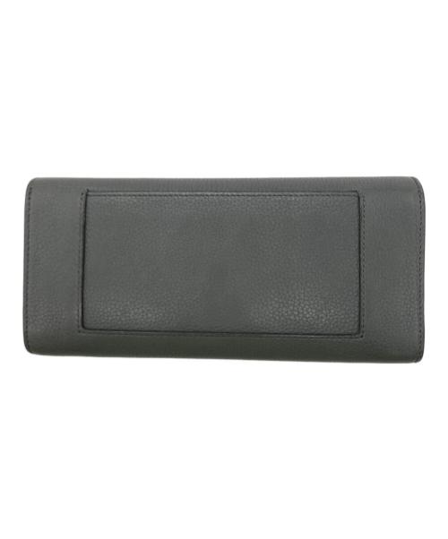 CELINE（セリーヌ）CELINE (セリーヌ) ラージフラップ マルチファンクション 長財布 グレーの古着・服飾アイテム