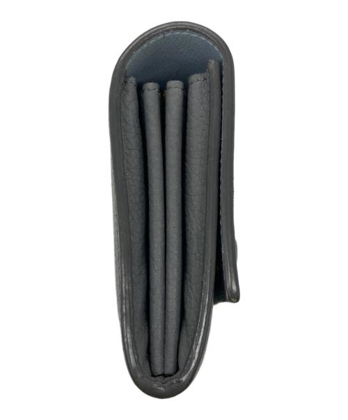 CELINE（セリーヌ）CELINE (セリーヌ) ラージフラップ マルチファンクション 長財布 グレーの古着・服飾アイテム