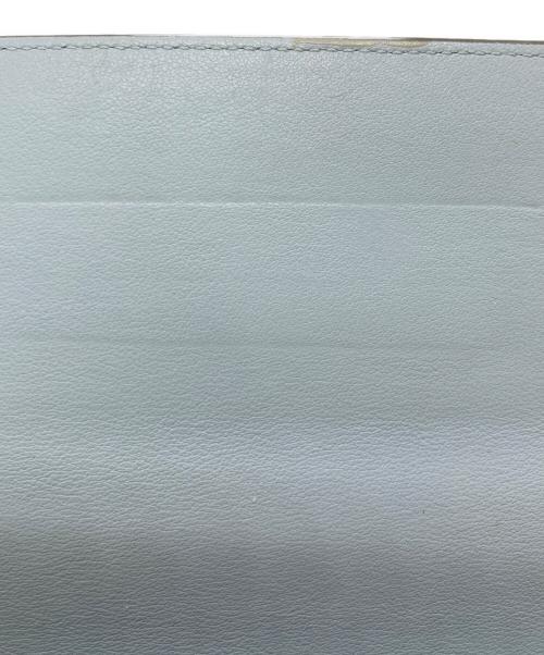 CELINE（セリーヌ）CELINE (セリーヌ) ラージフラップ マルチファンクション 長財布 グレーの古着・服飾アイテム